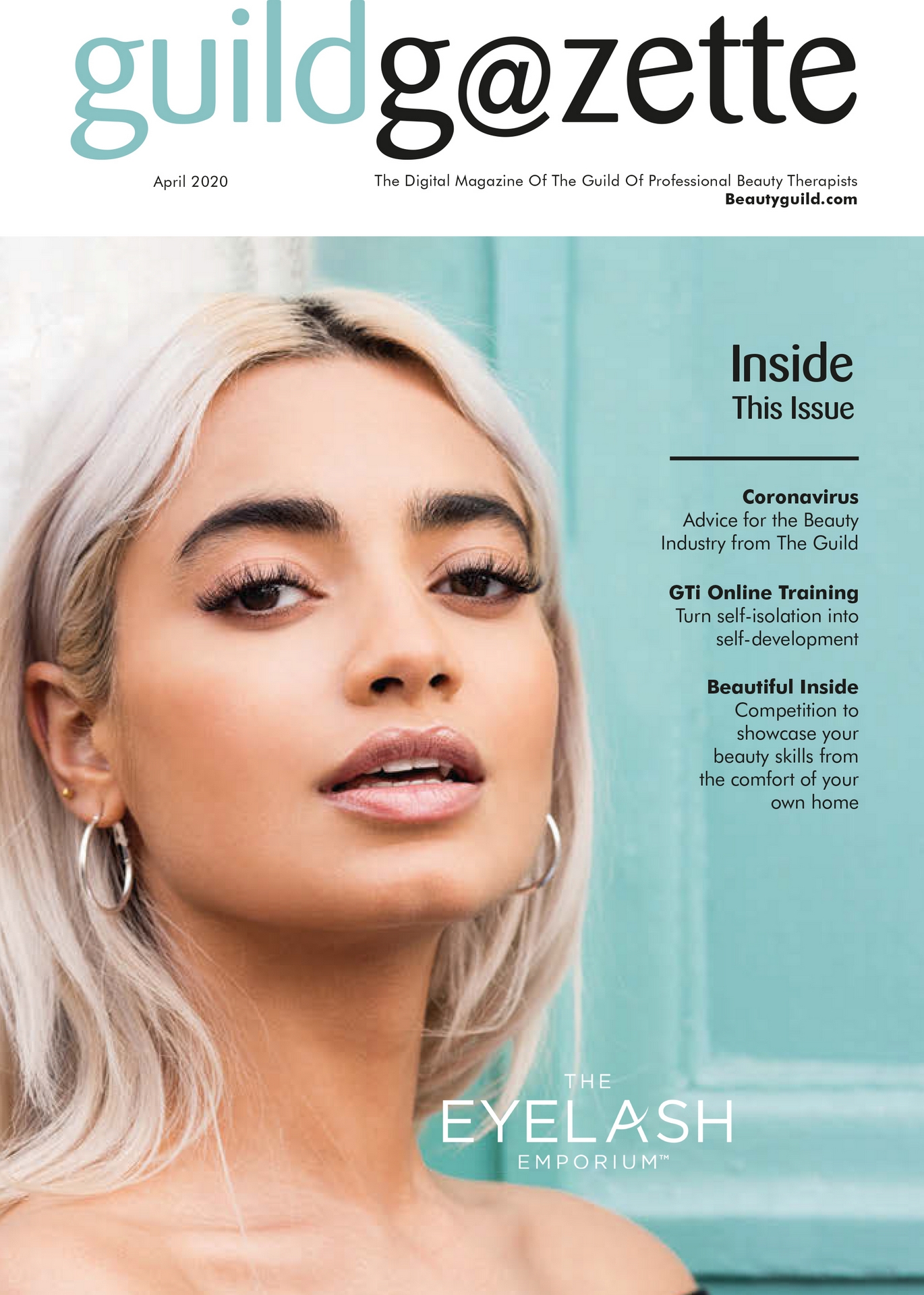 print cover of Guild Gazette magazine by Birmingham commercial photographer Garazi Photography