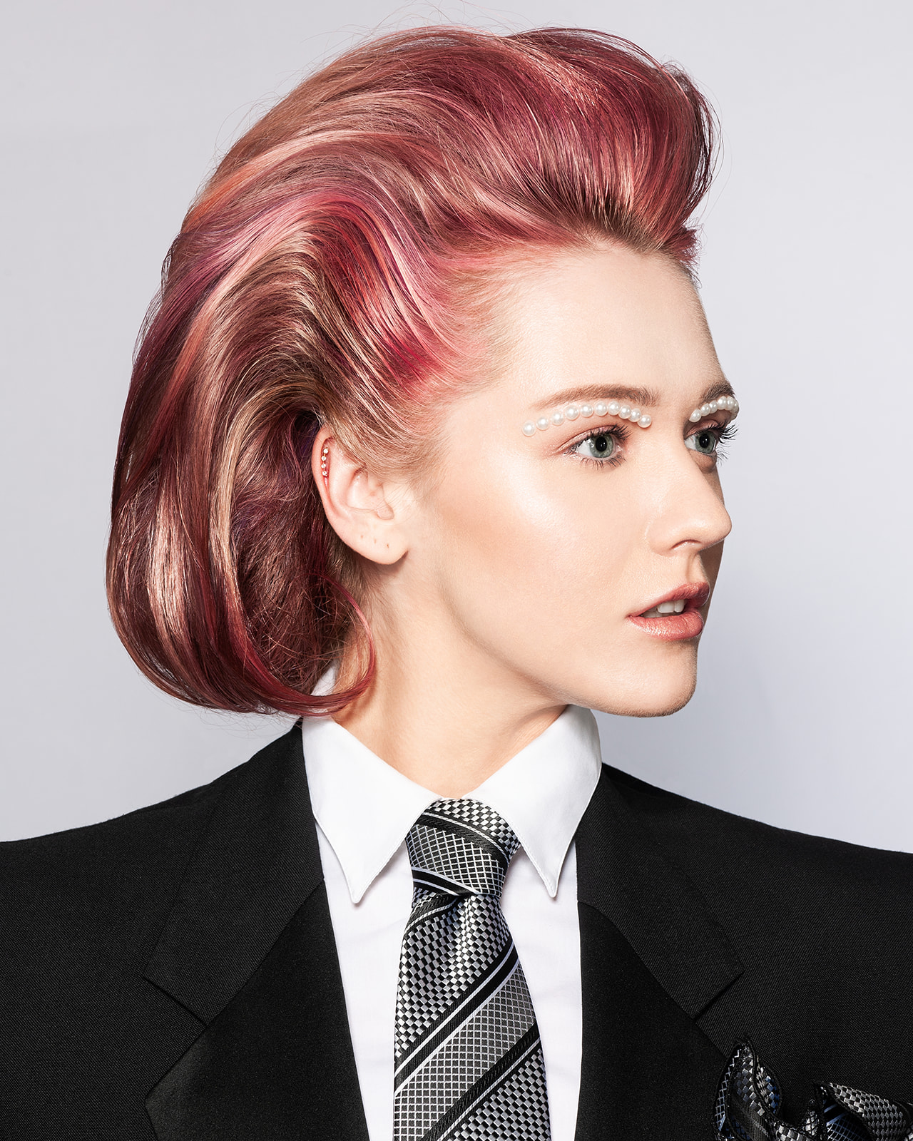 hair photography for British Hairdressing Awards